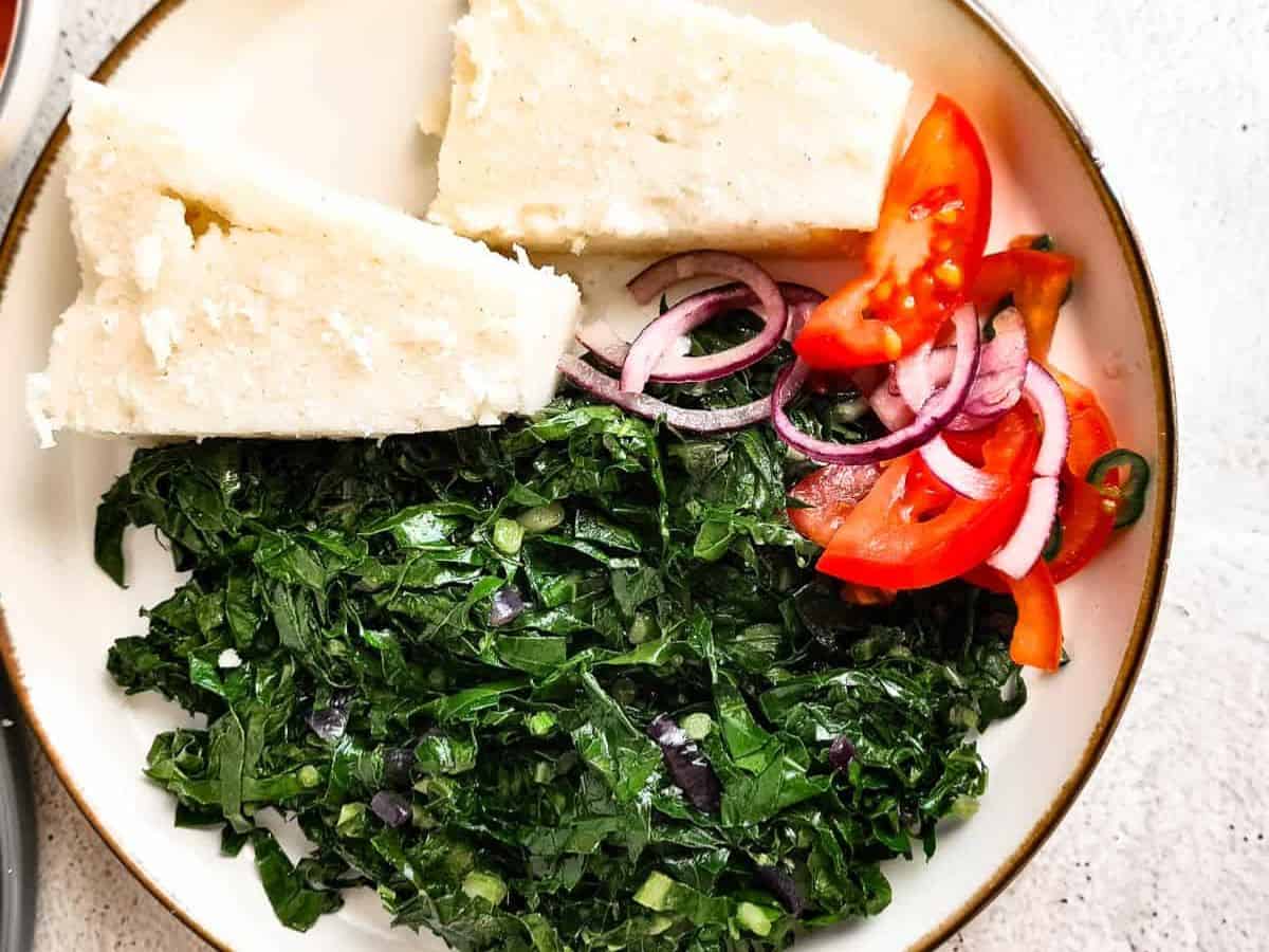 Ugali Vegetable